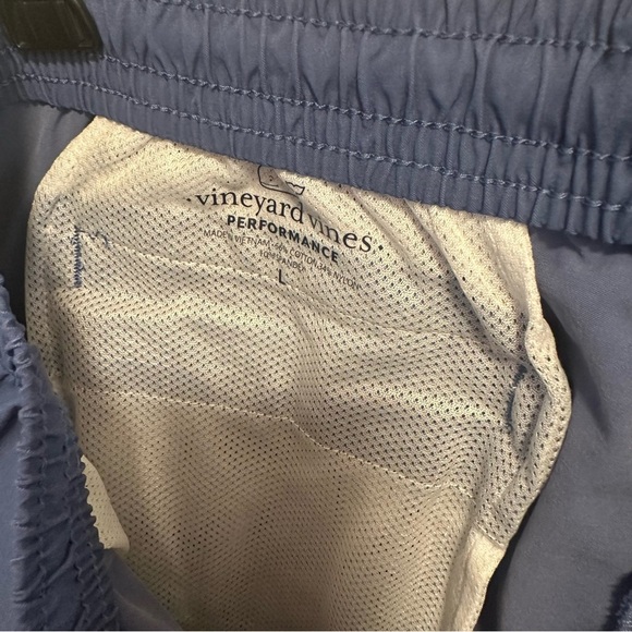 Vineyard Vines Swim Trunks Blue Performance Shorts Size Large - Picture 6 of 8